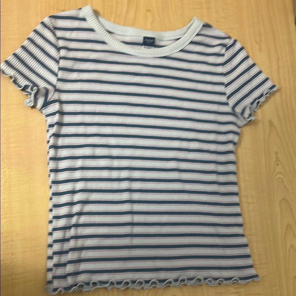 Striped Short Sleeve Top😮✨